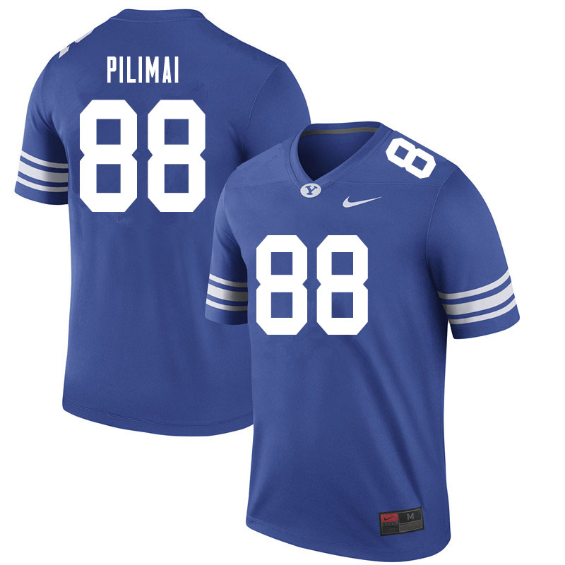 Men #88 Alema Pilimai BYU Cougars College Football Jerseys Sale-Royal - Click Image to Close